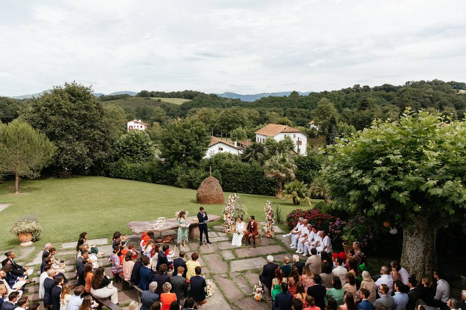 Cérémonie laïque pays basque