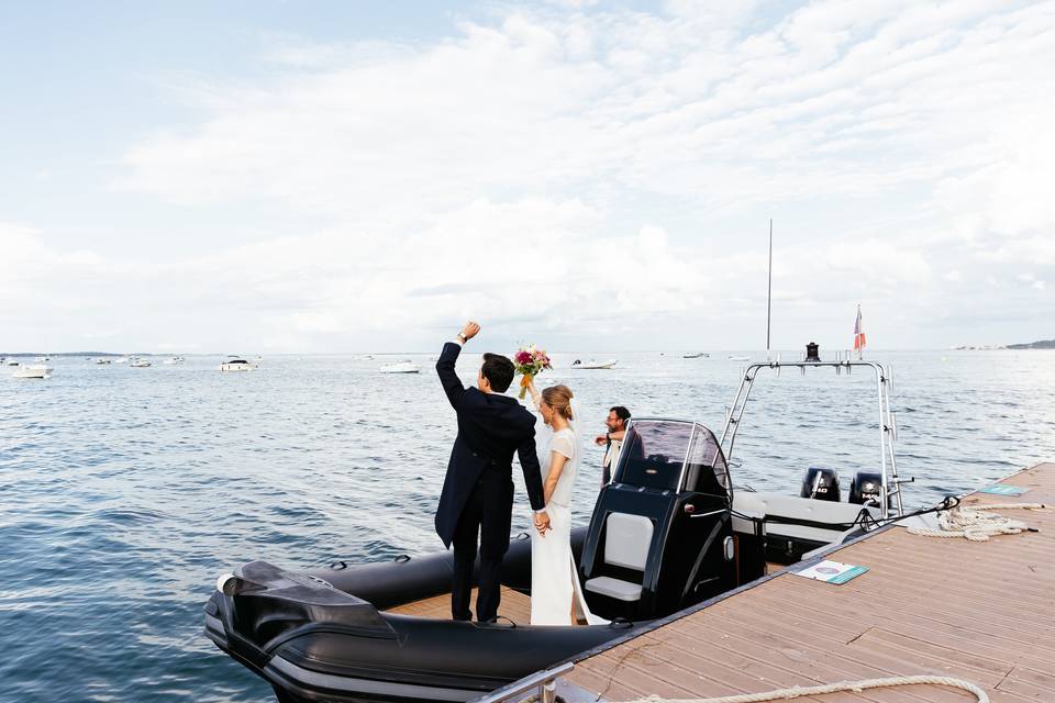 Couple bateau