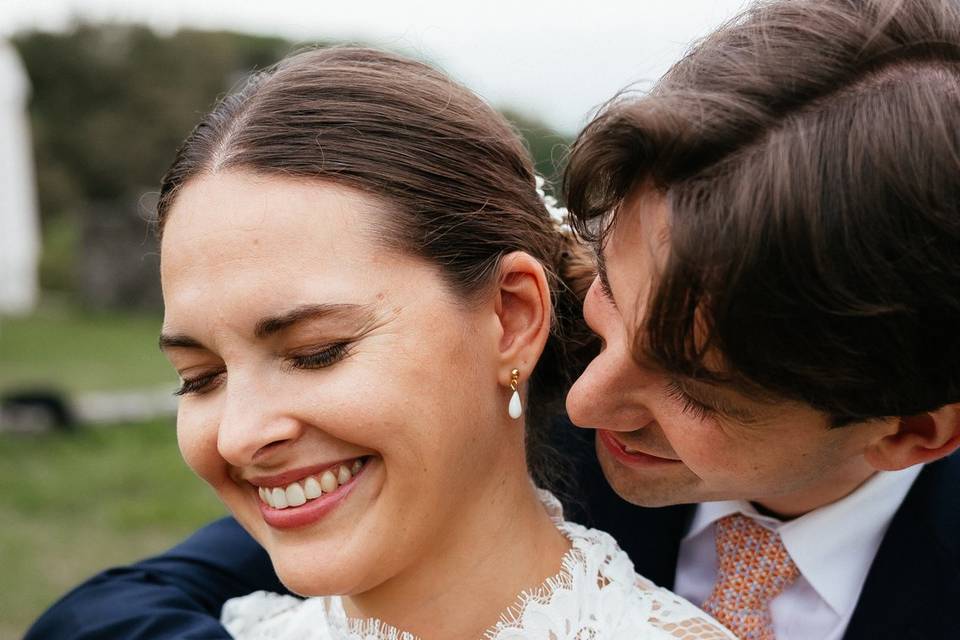 Couple mariage landes