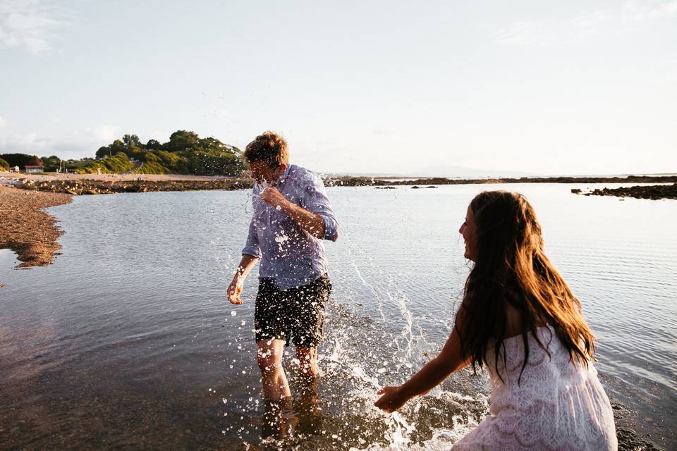 Séance engagement dans l'eau