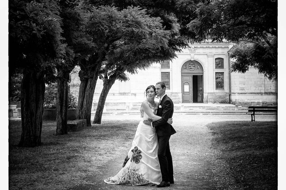 Couple, noir et blanc