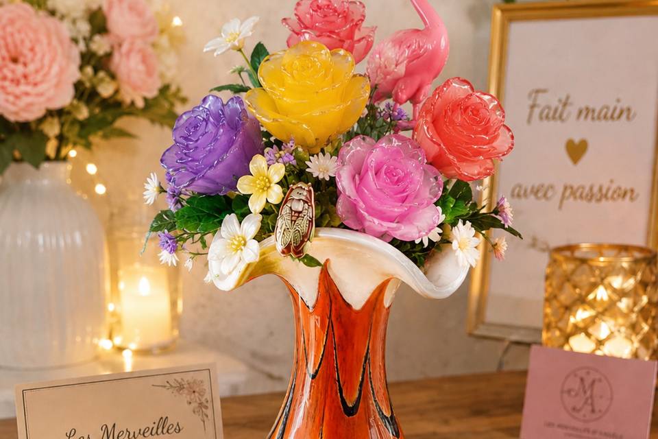 Vase murano provençal