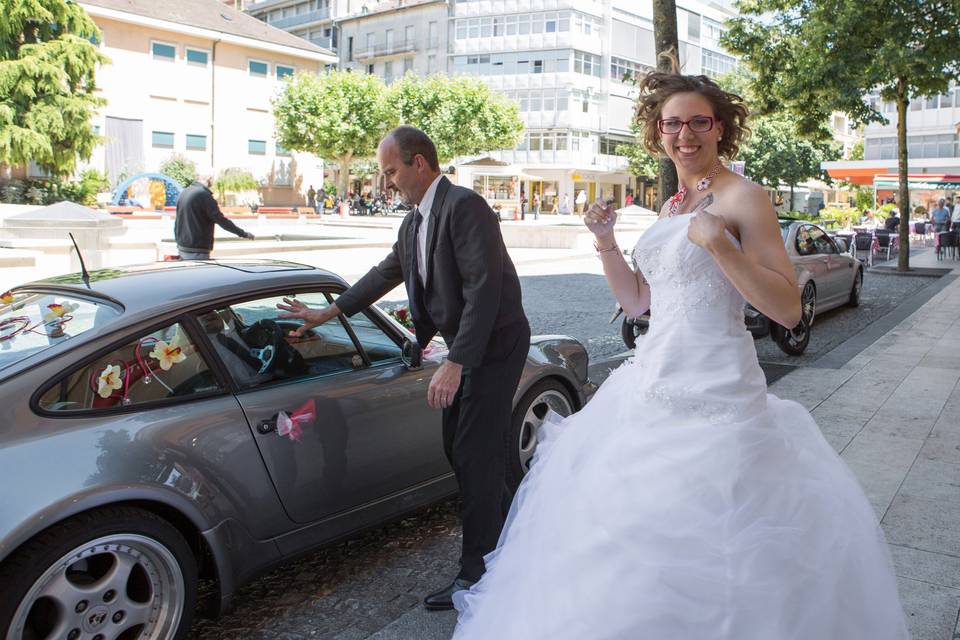 Arrivée de la mariée