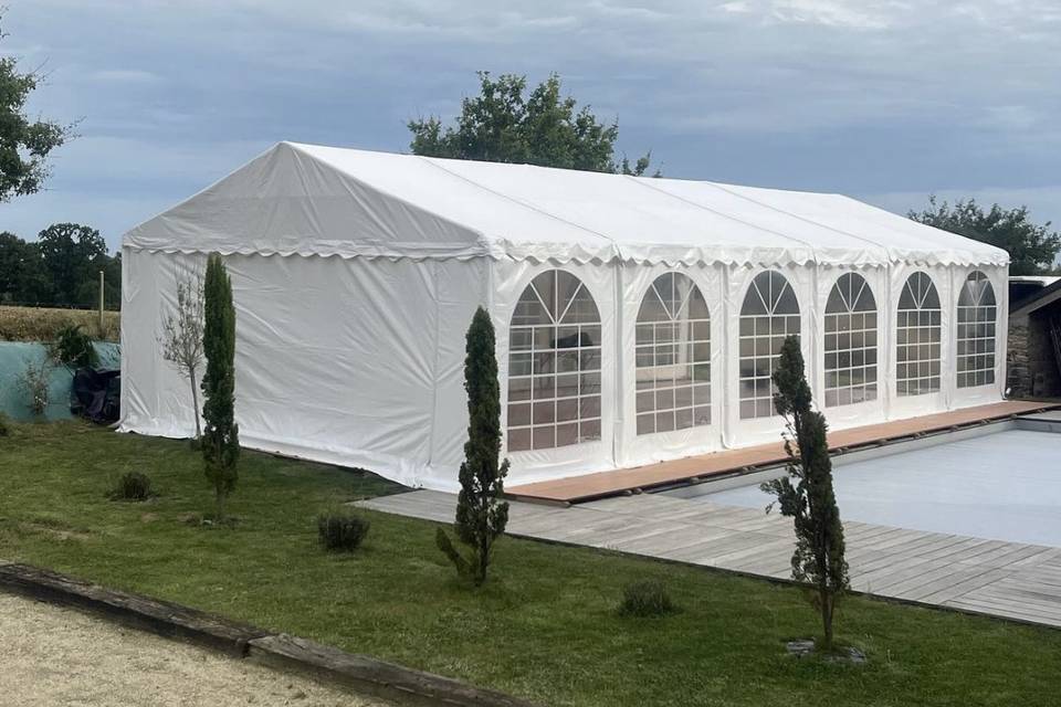 Tente de reception 6x12m