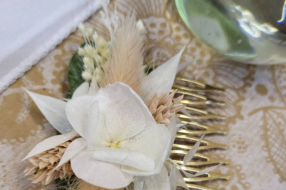 Bouquet de mariée stabilisé