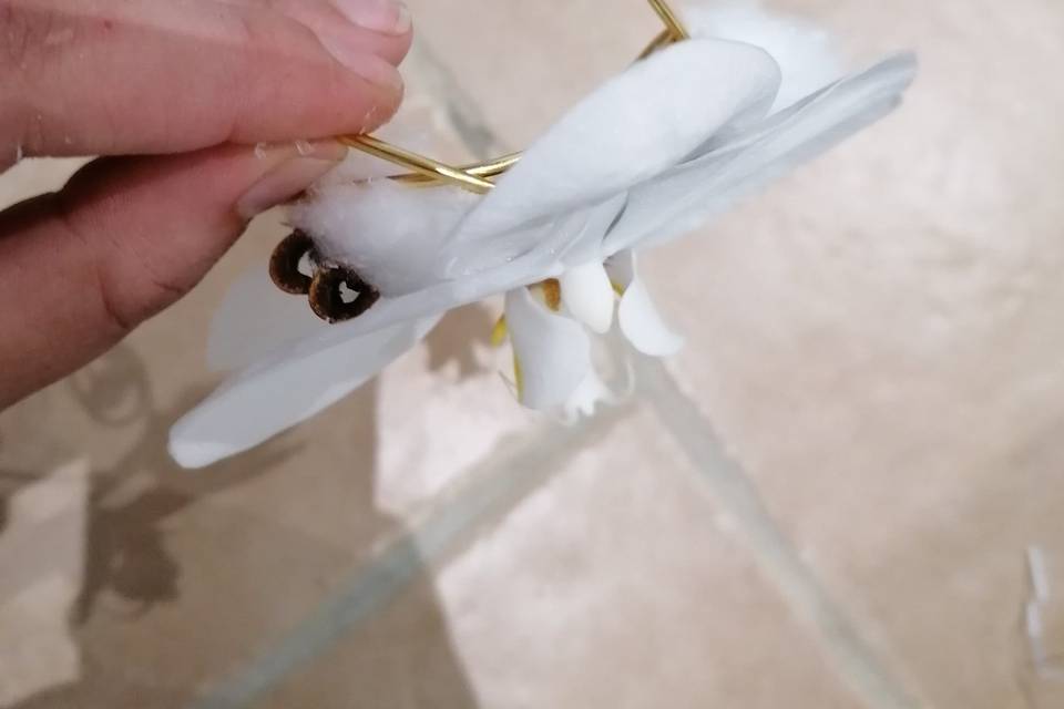 Bracelet fleurons d'orchidée