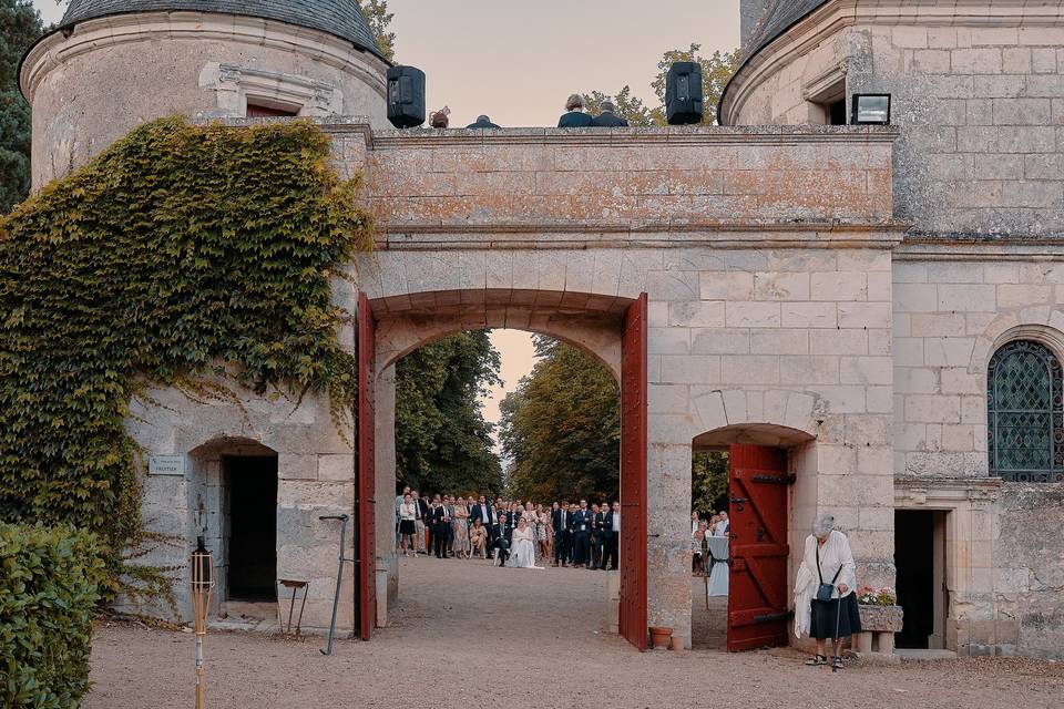 Vue sur l'allée cavalière