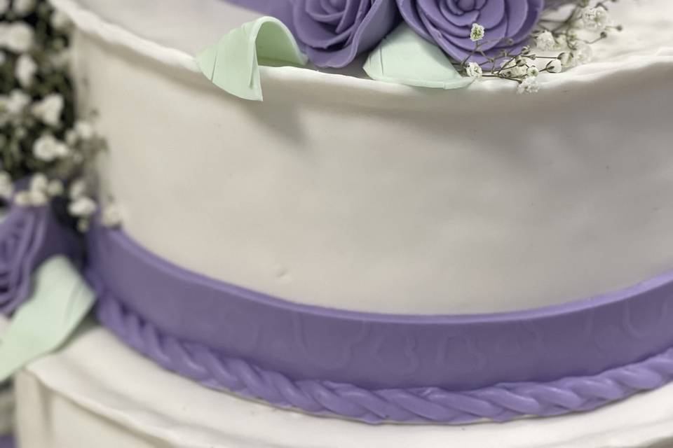 Wedding cake fraisier