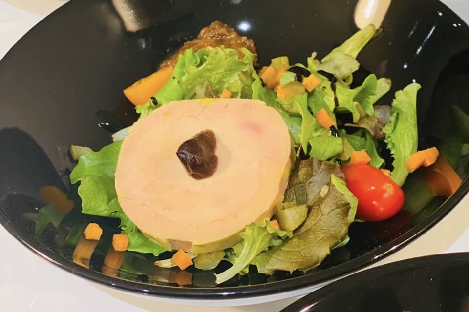 Foie gras assiette
