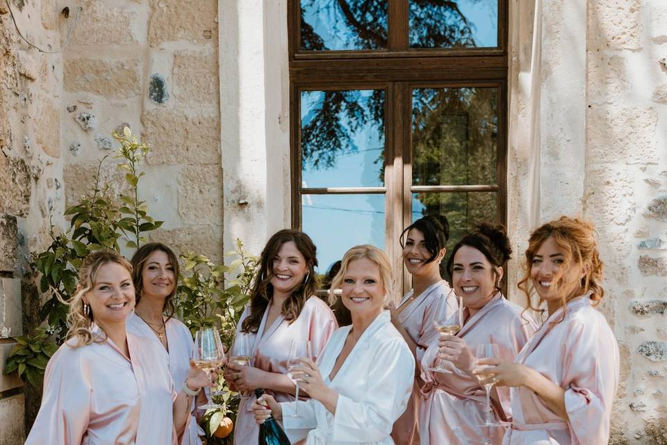 Préparatifs de la mariée