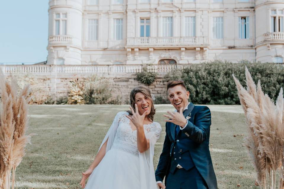 Photos de couple au château