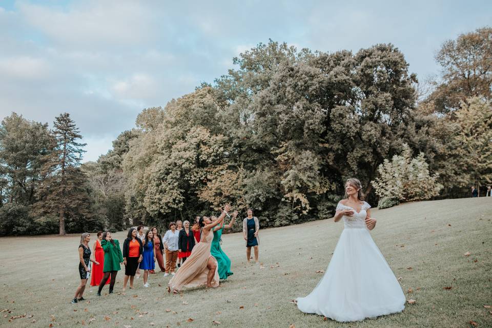 Le jeté du bouquet