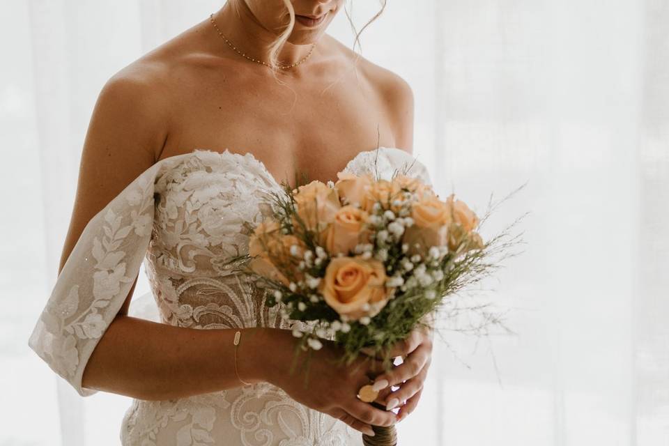 Portrait de la mariée