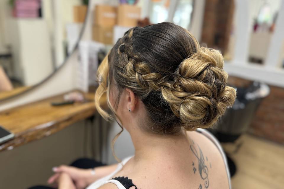 Chignon classique Mariée