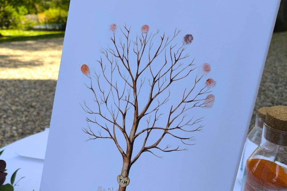 Rituel de l'arbre à empreintes