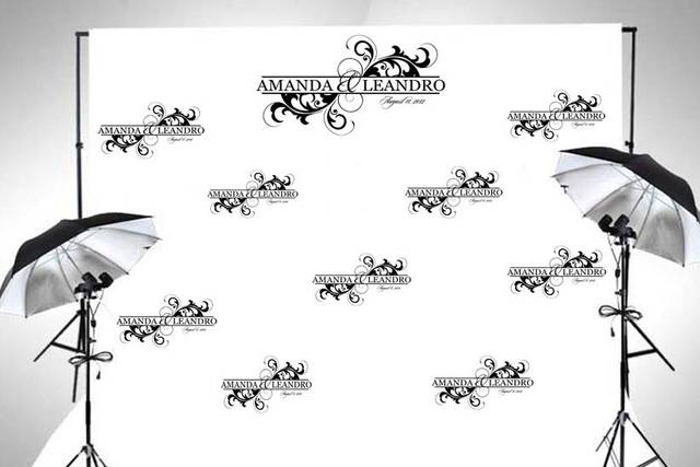 Photocall monogrammes mariés