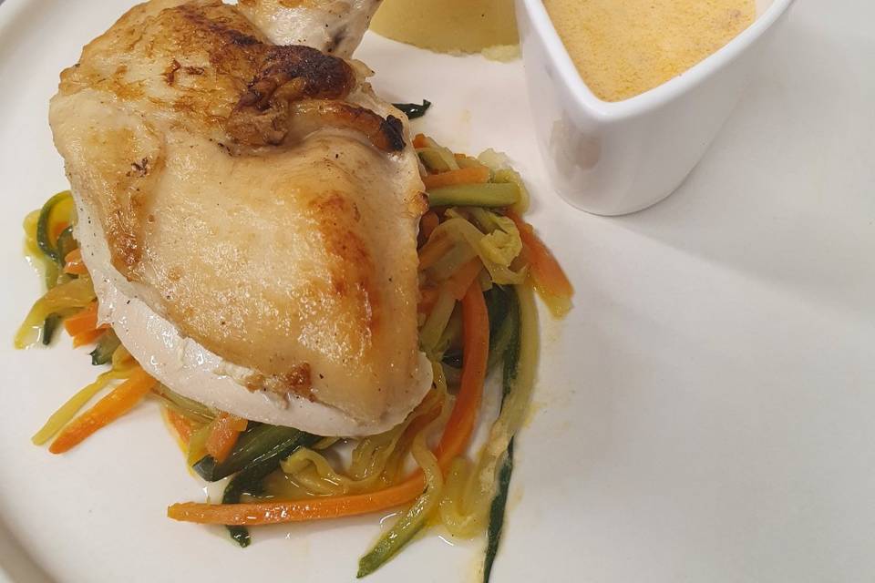 Suprême de poulet jaune