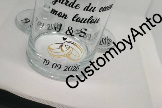 Verre personnalisé