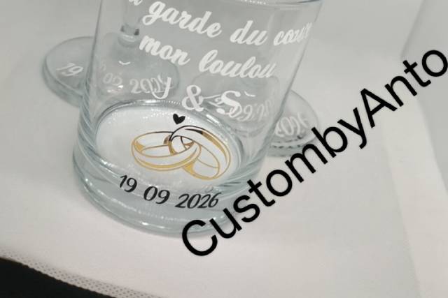 Verre personnalisé