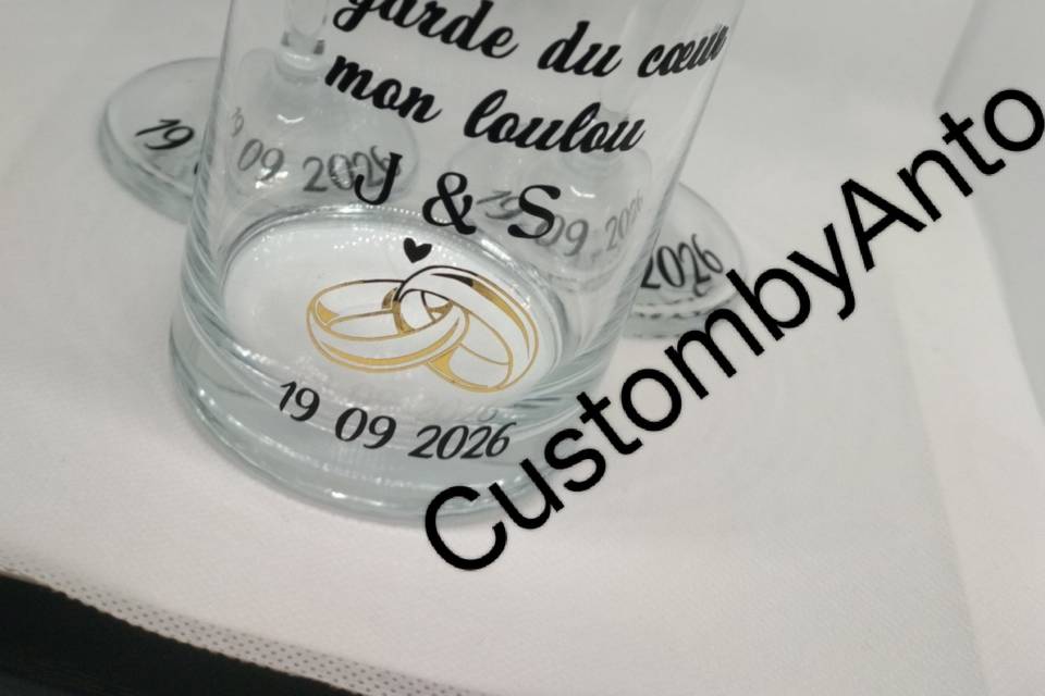 Verre personnalisé