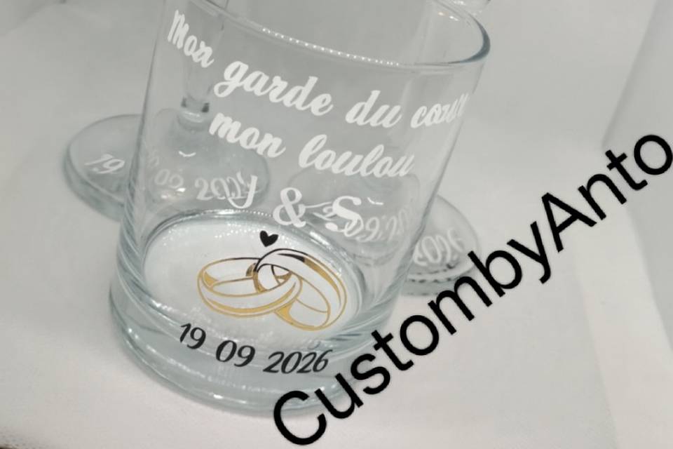 Verre personnalisé