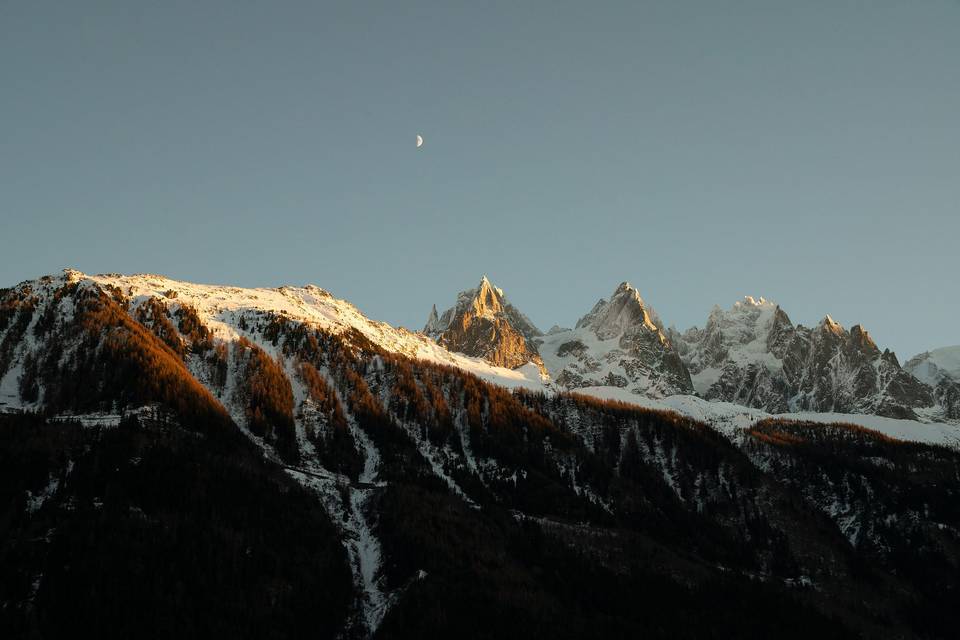 Vue imprenable sur les Drus !