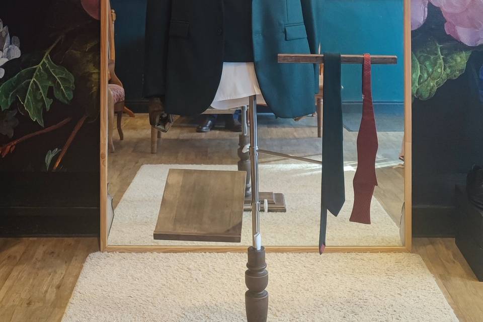 Costumes vert 100 % laine