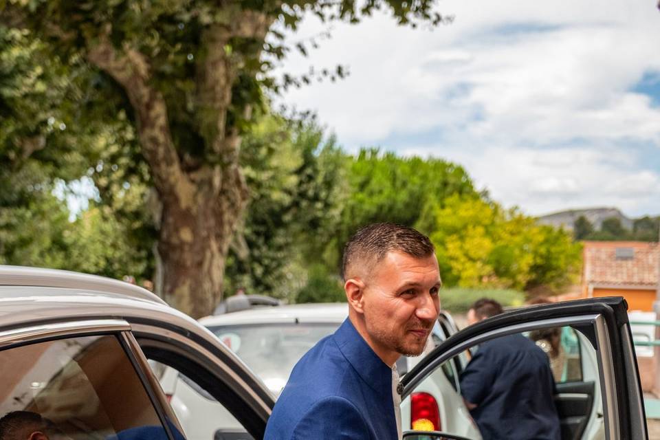 Arrivée du marié