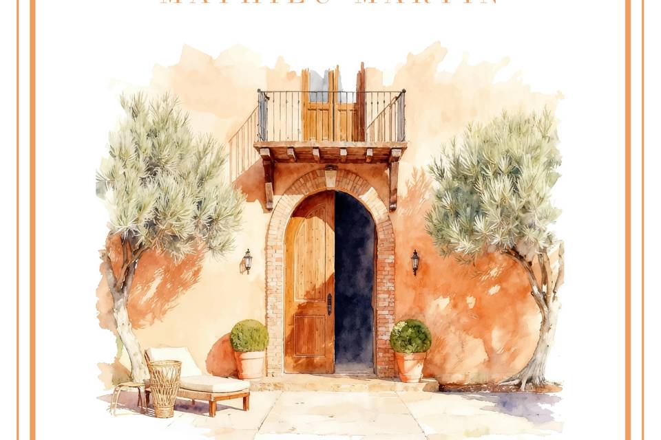 Faire part aquarelle