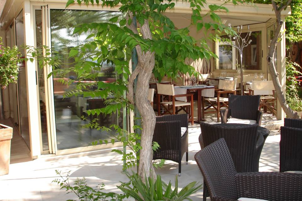 Terrasse et véranda Auberge