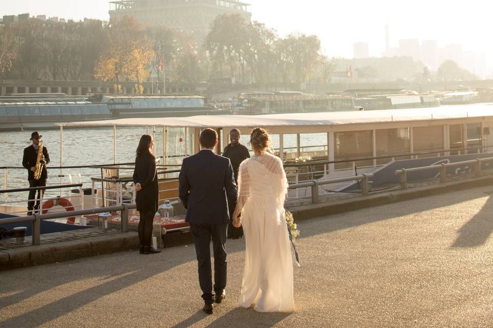 Mariage yacht de Paris