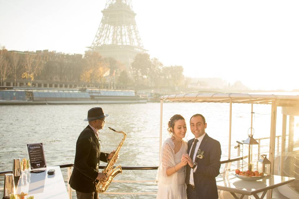 Mariage yacht de Paris