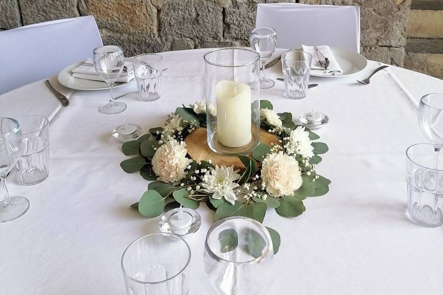 Décoration florale des tables