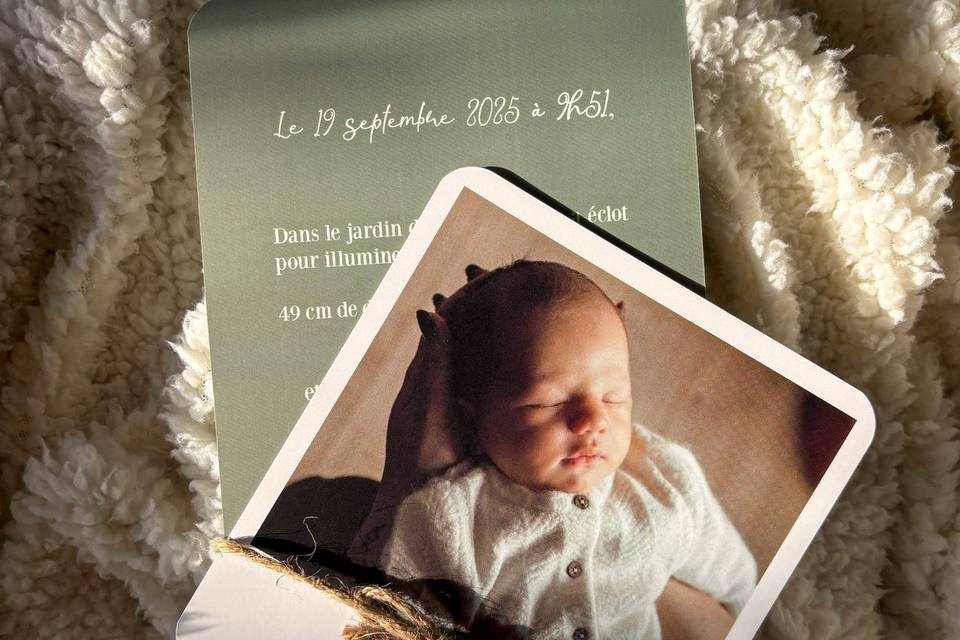 Faire-part - naissance