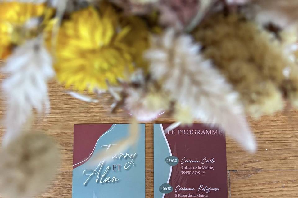 Faire-part de mariage