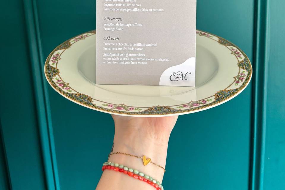 Menu (recto)
