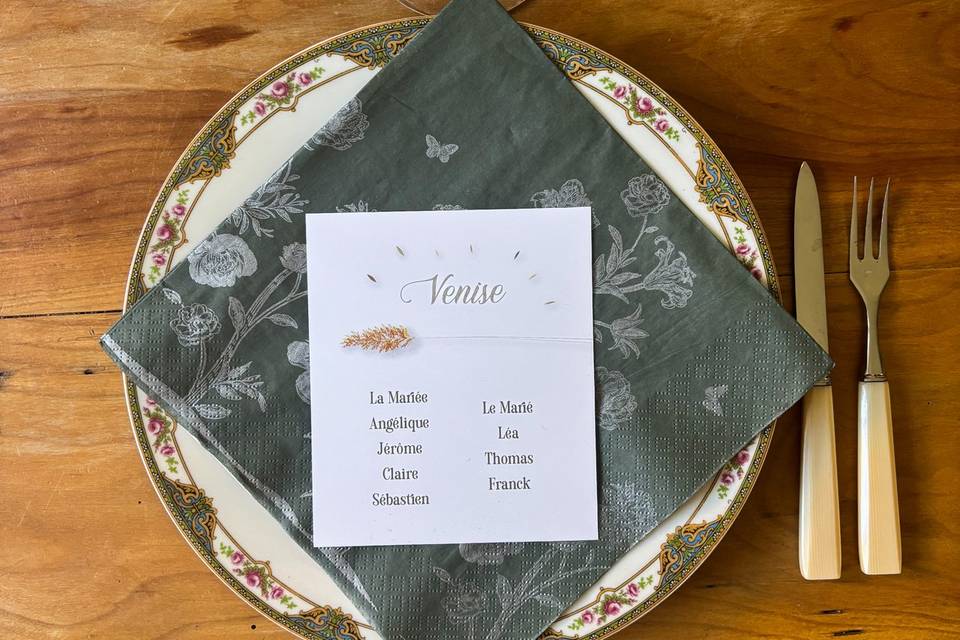 Plan de table