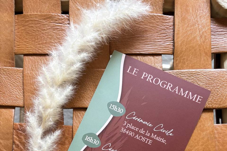 Faire-part de mariage