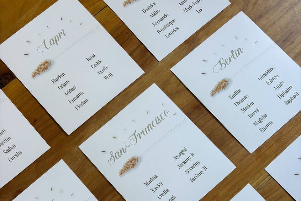 Plan de table