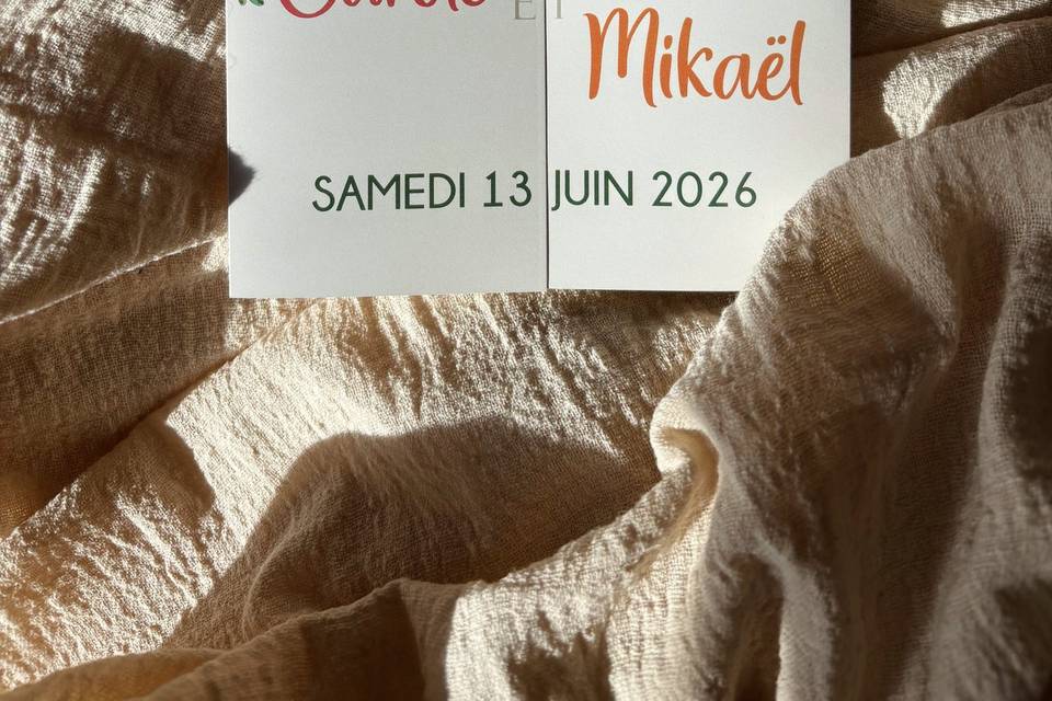 Faire-part de mariage