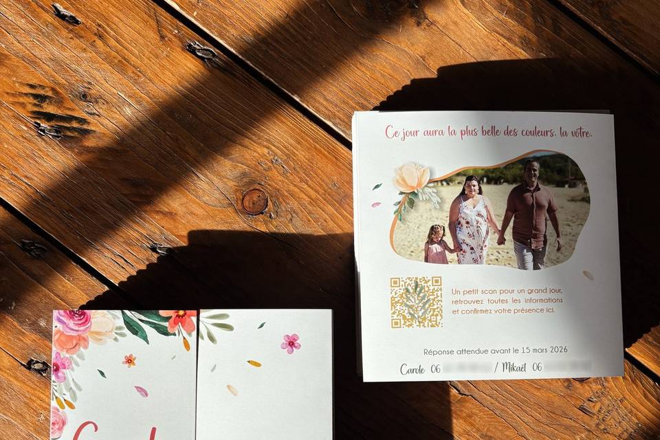 Faire-part de mariage