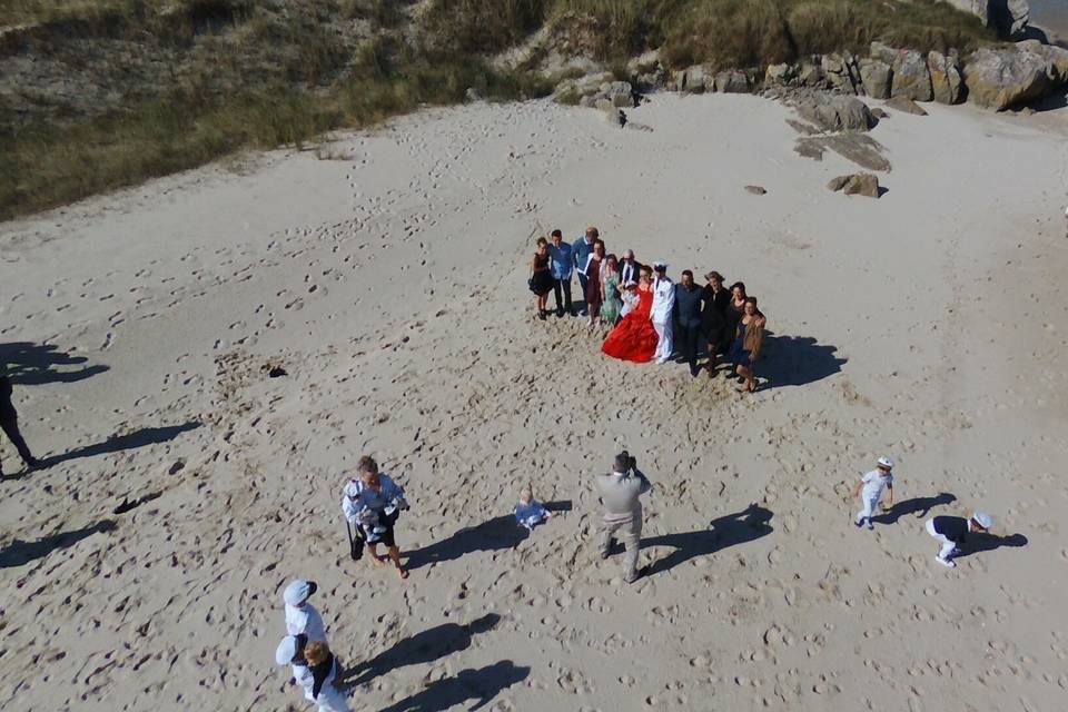 Photo prise par le drone
