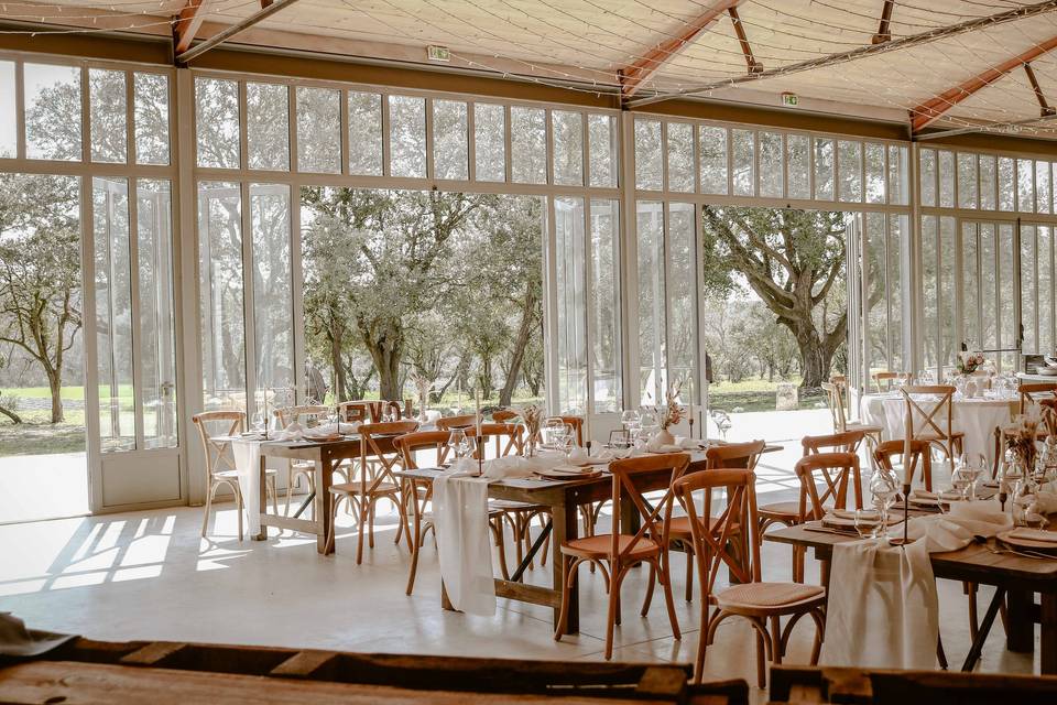 Intérieur salle de réception