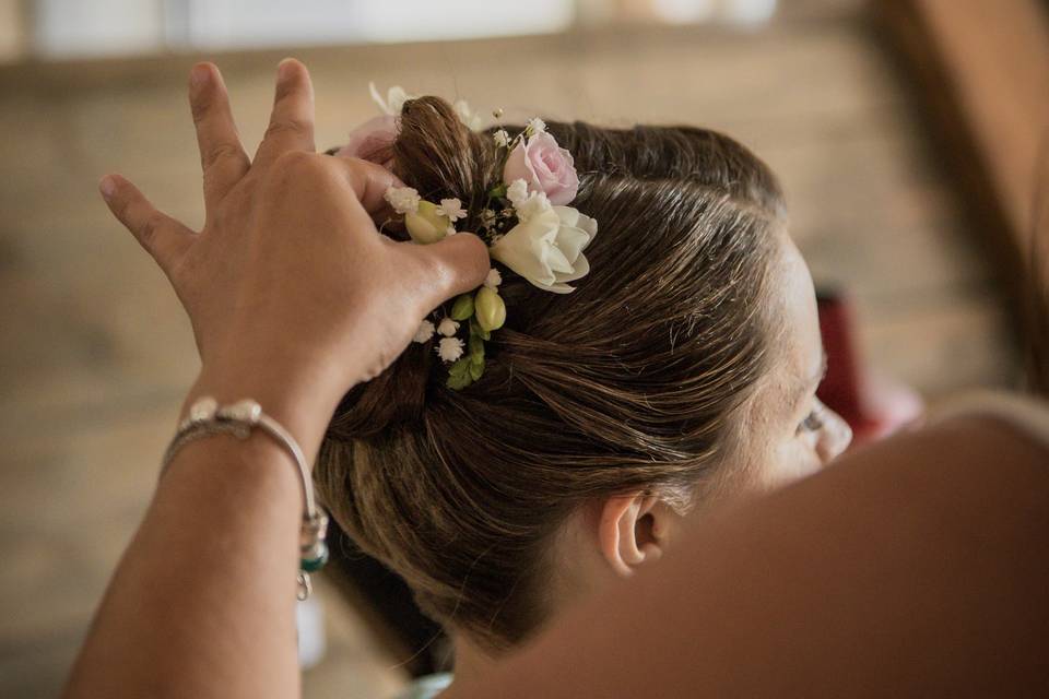 Préparation coiffure