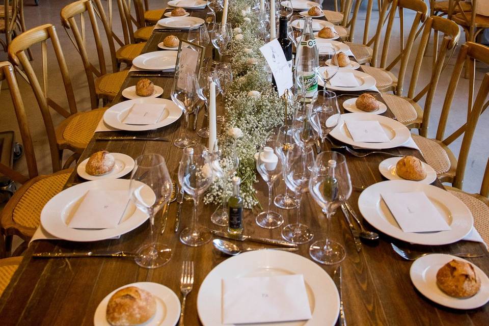 Table des mariés