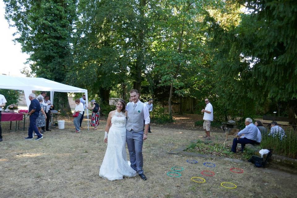 Apéritif dans le parc