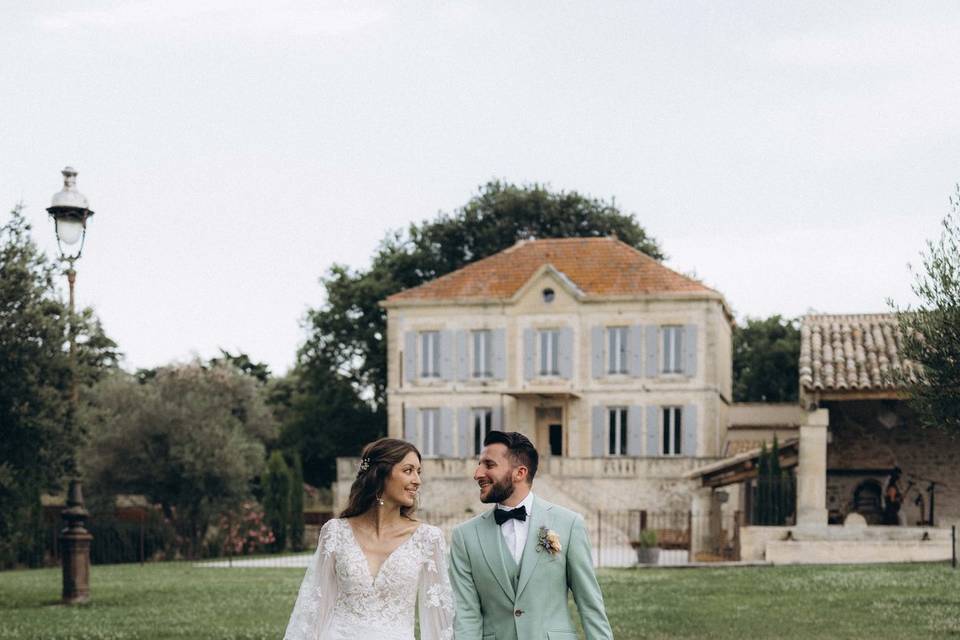 Couple jardin