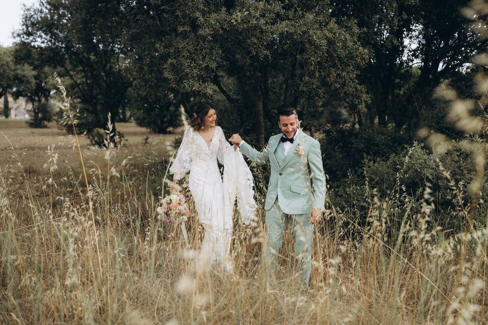Couple herbes sauvages