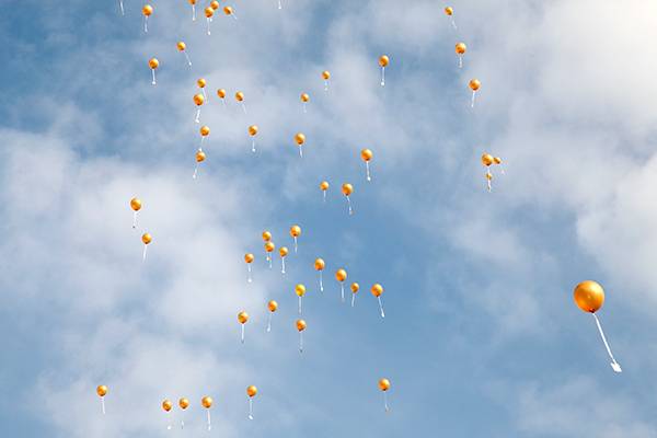 Lâcher de ballons