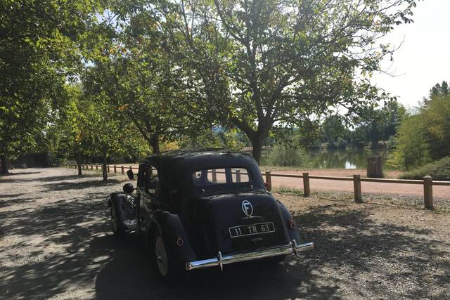 Vue arriere - traction avant